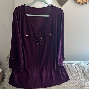 Purple blouse